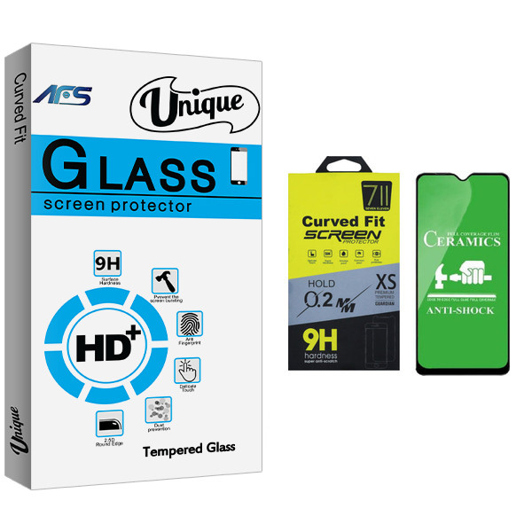 محافظ صفحه نمایش سرامیکی ای اف اس مدل Unique Glass مناسب برای گوشی موبایل سامسونگ Galaxy A50/A50S/A30/A30S