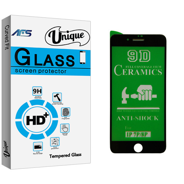 محافظ صفحه نمایش ای اف اس مدل Unique Glass مناسب برای گوشی موبایل اپل iphone 7 Plus/ 8 Plus
