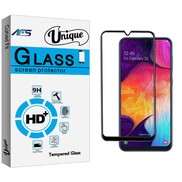 محافظ صفحه نمایش ای اف اس مدل Unique Glass مناسب برای گوشی موبایل سامسونگ Galaxy A30/A50/M30