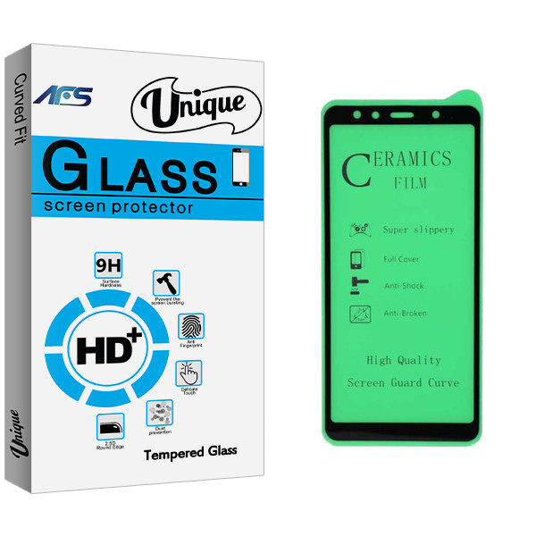 محافظ صفحه نمایش 9D ای اف اس مدل Unique Glass مناسب برای گوشی موبایل شیائومی redmi note8