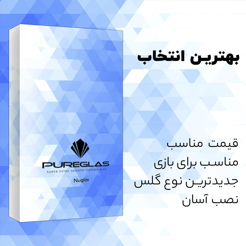 محافظ صفحه نمایش پیور گلس مدل NuGlas SuperD مناسب برای گوشی موبایل سامسونگ Galaxy A04