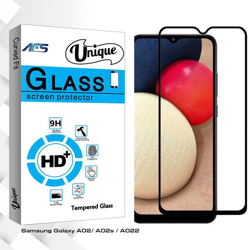 محافظ صفحه نمایش سرامیکی ای اف اس مدل Unique Glass مناسب برای گوشی موبایل سامسونگ Galaxy A02/ A02s / A022