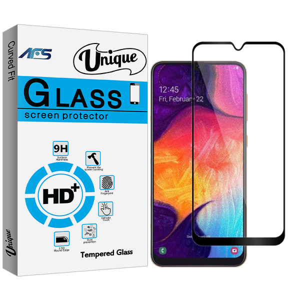 محافظ صفحه نمایش ای اف اس مدل Unique Glass مناسب برای گوشی موبایل سامسونگ Galaxy A30/A50