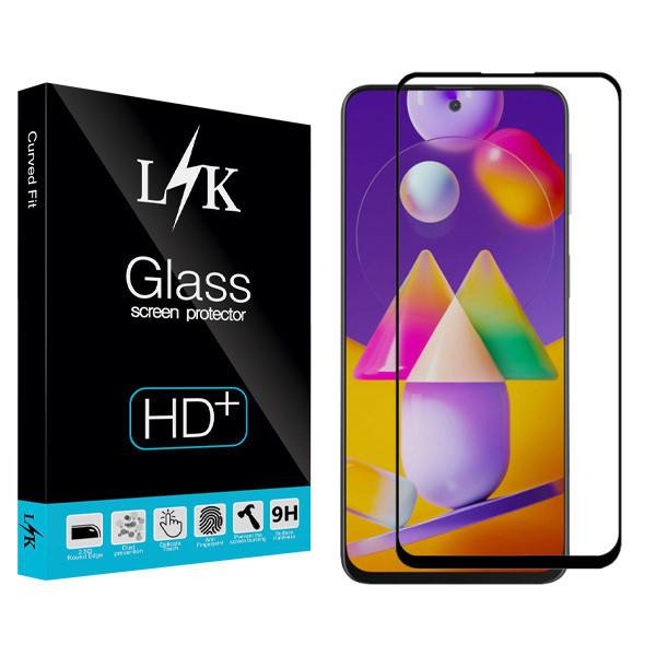 محافظ صفحه نمایش سرامیکی مات ال کی مدل +HD مناسب برای گوشی موبایل سامسونگ Galaxy m31s