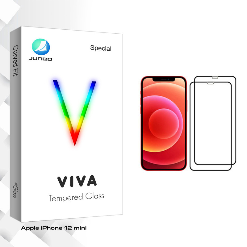 محافظ صفحه نمایش جانبو مدل Viva Glass مناسب برای گوشی موبایل اپل iPhone 12 mini بسته دو عددی