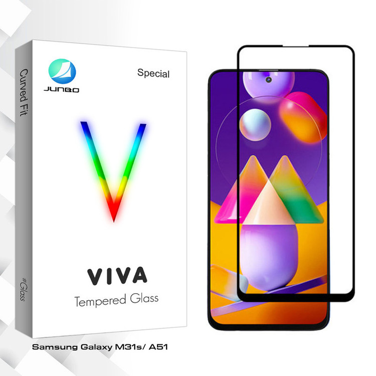 محافظ صفحه نمایش سرامیکی جانبو مدل Viva Glass مناسب برای گوشی موبایل سامسونگ Galaxy M31s / A51