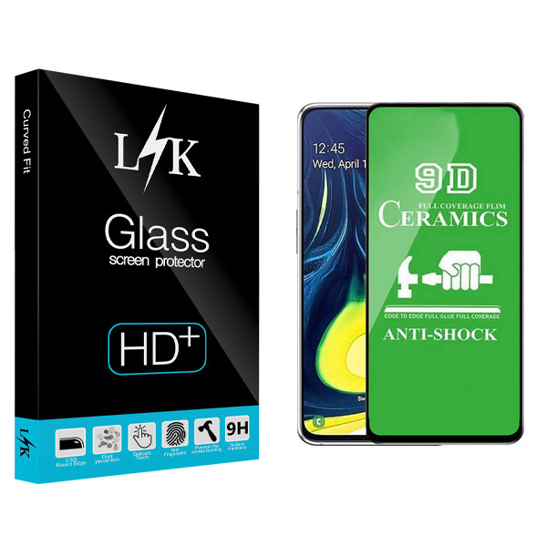 محافظ صفحه نمایش 9D ال کی مدل +LITE مناسب برای گوشی موبایل سامسونگ Galaxy A71