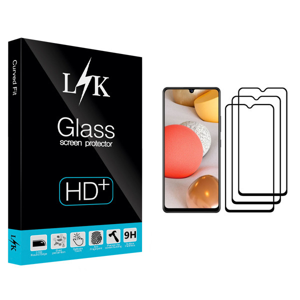 محافظ صفحه نمایش ال کی مدل +LITE مناسب برای گوشی موبایل سامسونگ Galaxy A42 بسته سه عددی