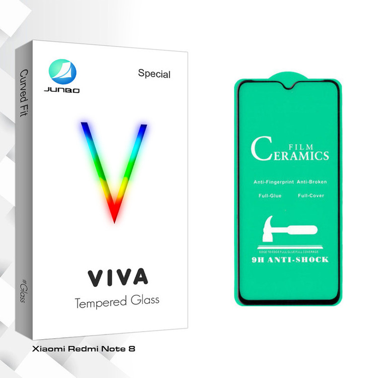 محافظ صفحه نمایش سرامیکی جانبو مدل Viva Glass مناسب برای گوشی موبایل شیائومی Redmi Note 8
