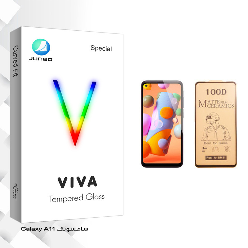 محافظ صفحه نمایش سرامیکی جانبو مدل Viva Glass مناسب برای گوشی موبایل سامسونگ Galaxy A11