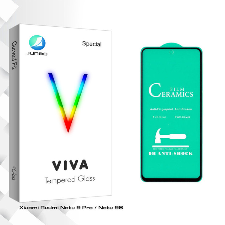 محافظ صفحه نمایش سرامیکی جانبو مدل Viva Glass مناسب برای گوشی موبایل شیائومی Redmi Note 9 Pro / Note 9S