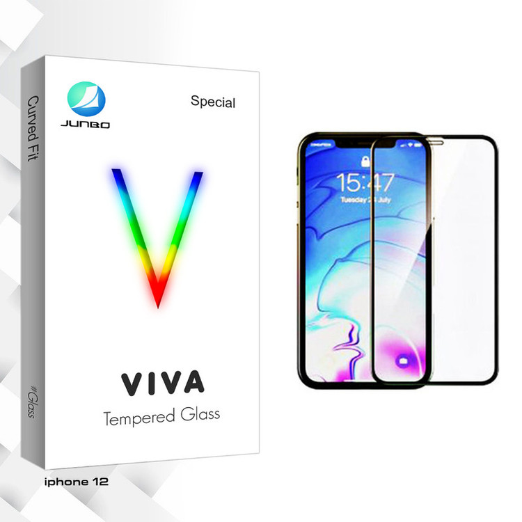 محافظ صفحه نمایش جانبو مدل Viva Glass مناسب برای گوشی موبایل اپل iphone 12