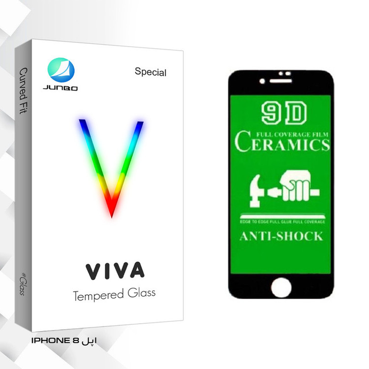 محافظ صفحه نمایش جانبو مدل Viva Glass مناسب برای گوشی موبایل اپل IPHONE 8