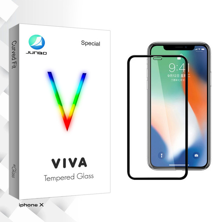 محافظ صفحه نمایش جانبو مدل Viva Glass مناسب برای گوشی موبایل اپل Iphone X