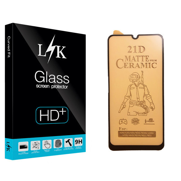 محافظ صفحه نمایش سرامیکی ال کی مدل +LITE مناسب برای گوشی موبایل سامسونگ Galaxy A50