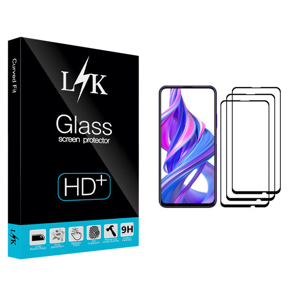 محافظ صفحه نمایش ال کی مدل +LITE مناسب برای گوشی موبایل آنر 9X Pro بسته سه عددی