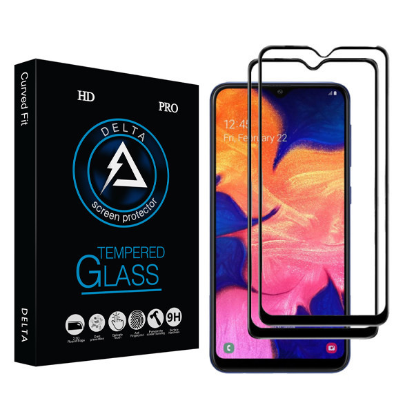 محافظ صفحه نمایش دلتا مدل Fit مناسب برای گوشی موبایل سامسونگ Galaxy M10 بسته دو عددی