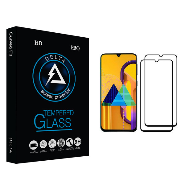 محافظ صفحه نمایش دلتا مدل Fit مناسب برای گوشی موبایل سامسونگ Galaxy M30s بسته دو عددی