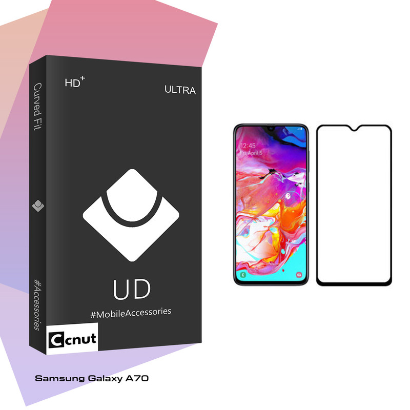 محافظ صفحه نمایش کوکونات مدل UD Black مناسب برای گوشی موبایل سامسونگ Galaxy A70