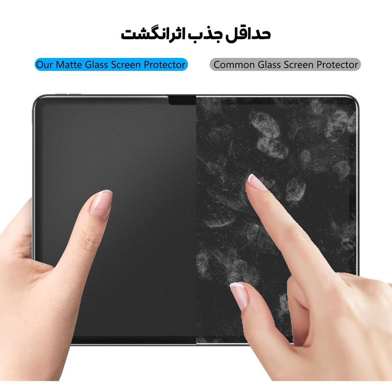 محافظ صفحه نمایش مات بادیگارد مدل Matte Tab مناسب برای تبلت اپل iPad Pro 13 M4 2024