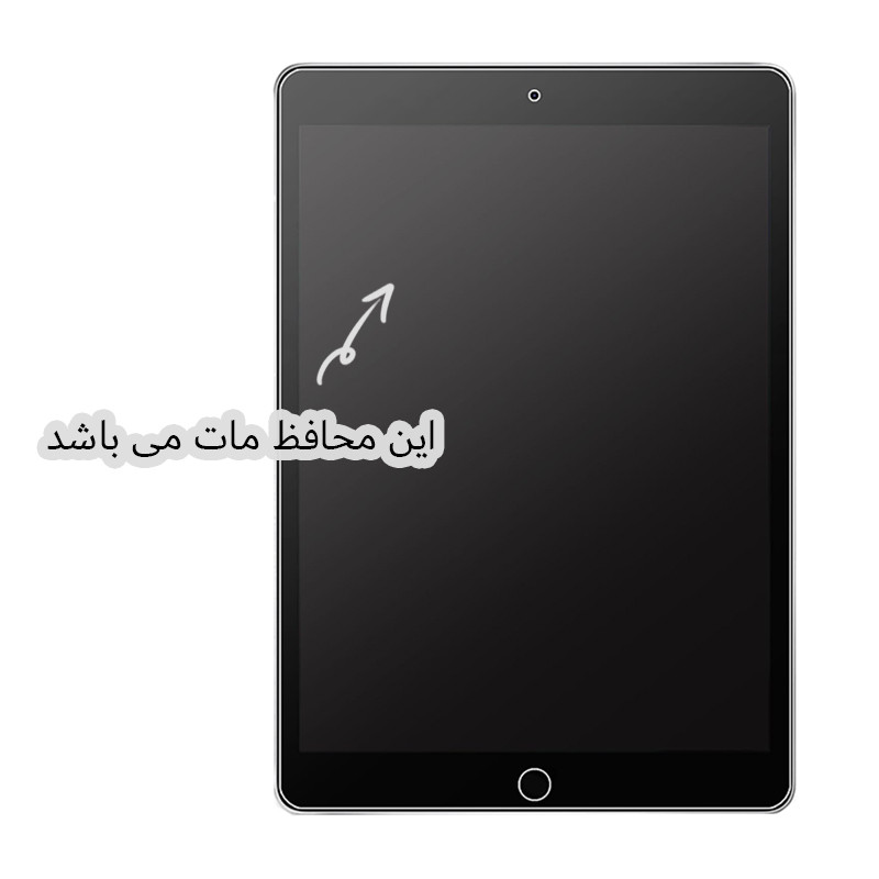 محافظ صفحه نمایش مات راک اسپیس مدل HyMTT مناسب برای تبلت اپل iPad 10.2 (2020)