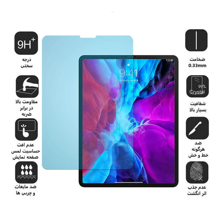 محافظ صفحه نمایش مات اپیکوی مدل Xundd paper-like مناسب برای تبلت اپل iPad Pro 12.9 2022 / 2021 / 2020 / 2018