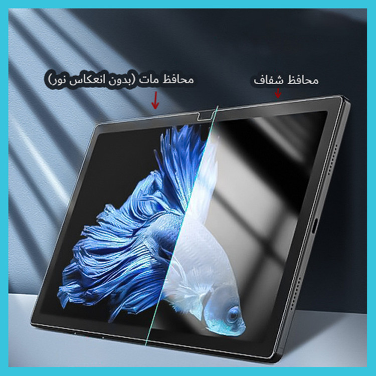 محافظ صفحه نمایش مات راک اسپیس مدل HyMTT مناسب برای تبلت سامسونگ Galaxy Tab 3 8.0 به همراه محافظ پشت تبلت