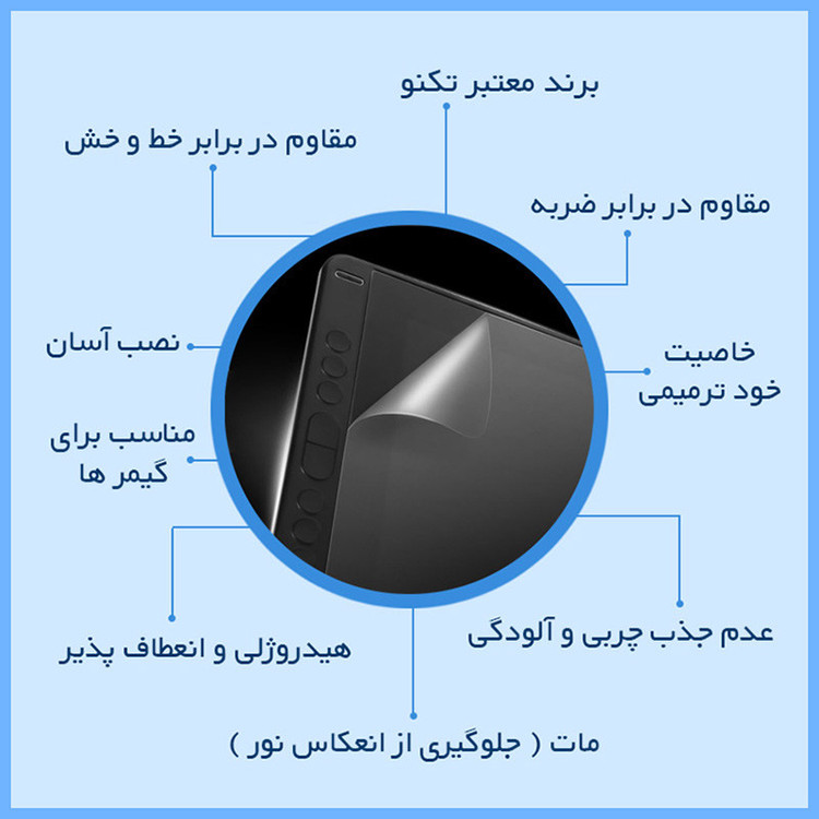 محافظ صفحه نمایش مات تکنو مدل HyMTT مناسب برای تبلت لنوو Tab P11 5G