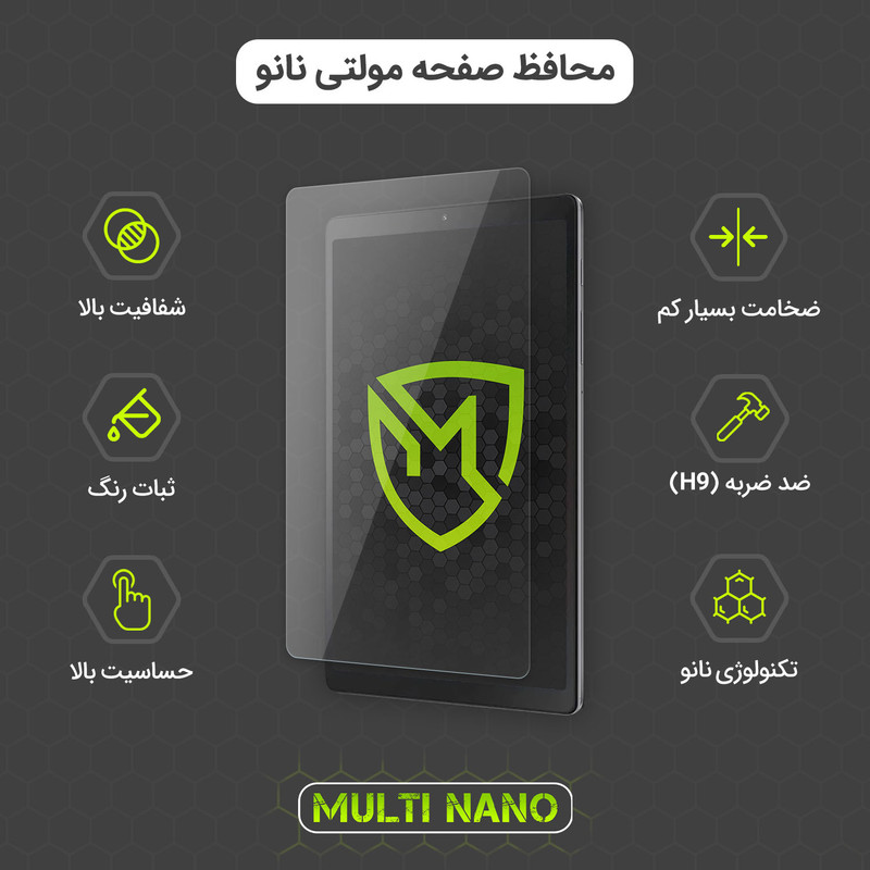 محافظ صفحه نمایش مولتی نانو مدل X-S2N مناسب برای تبلت اپل iPad Pro Gen 3 12.9 بسته دو عددی