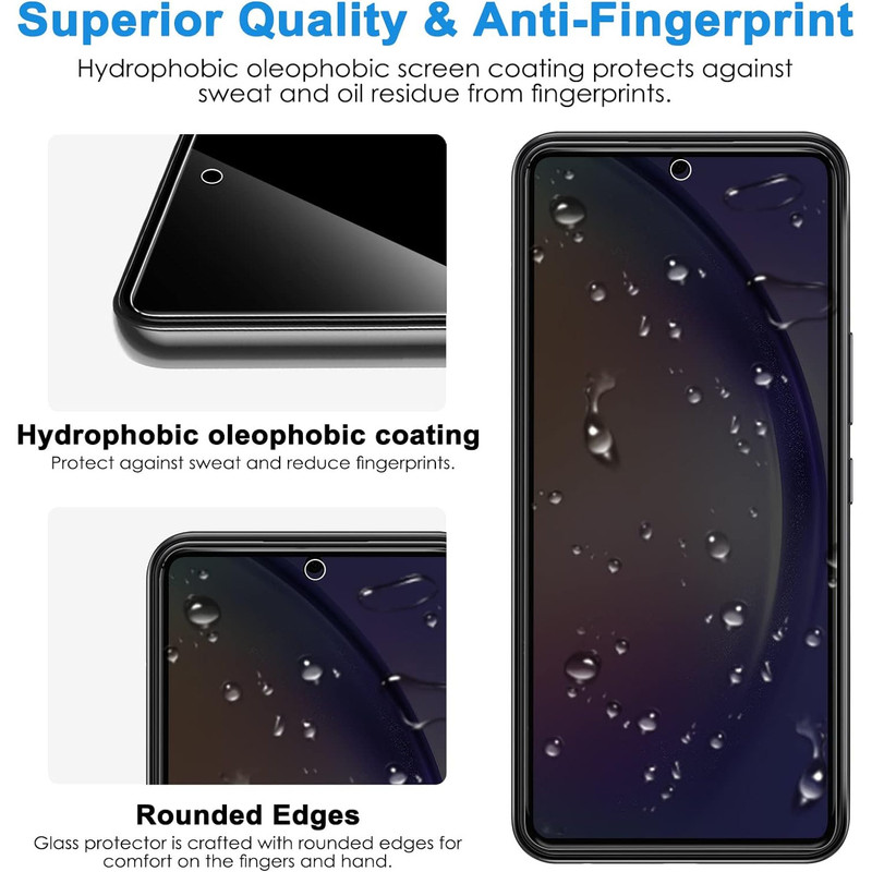 محافظ صفحه نمایش حریم شخصی بادیگارد مدل PS مناسب برای گوشی موبایل سامسونگ Galaxy A51 / A52 / A53
