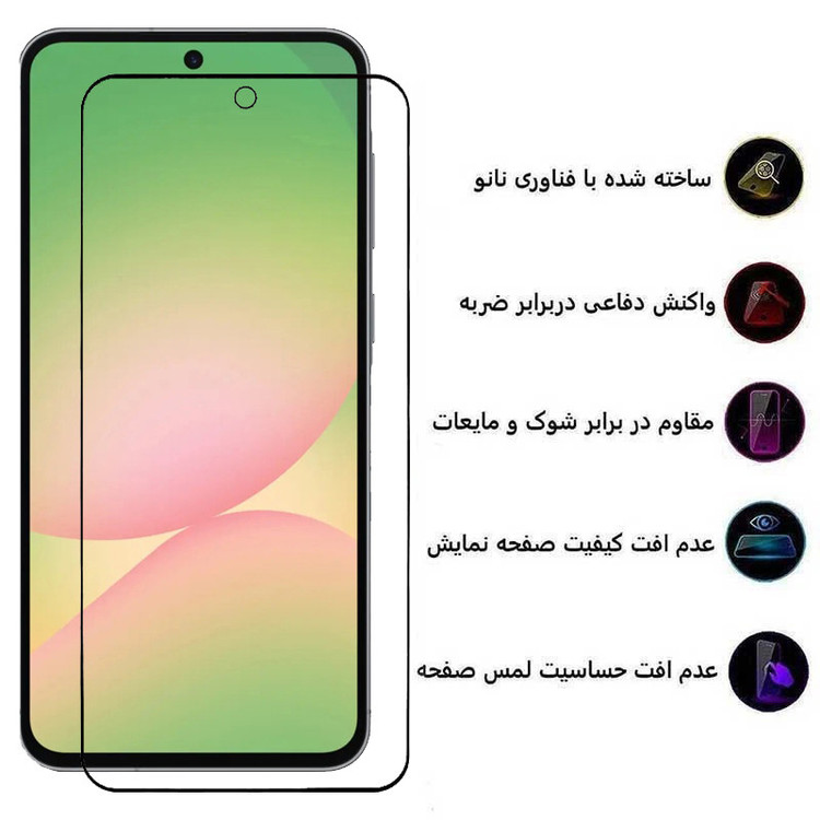 محافظ صفحه نمایش بوف مدل Ceramic مناسب برای گوشی موبایل سامسونگ Galaxy A56/A36/S24 FE