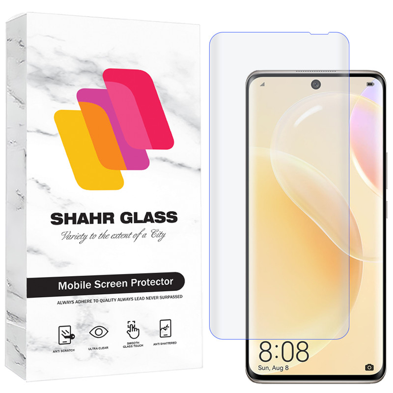 محافظ صفحه نمایش یووی شهر گلس مدل UVLIGHTSH مناسب برای گوشی موبایل هوآوی Nova 8 / Nova 9 / آنر 50