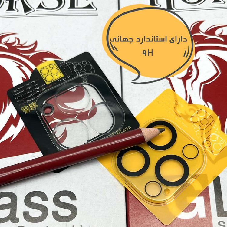 محافظ لنز دوربین هورس مدل 3DLNZSLHO مناسب برای گوشی موبایل اپل iPhone 12 Pro Max