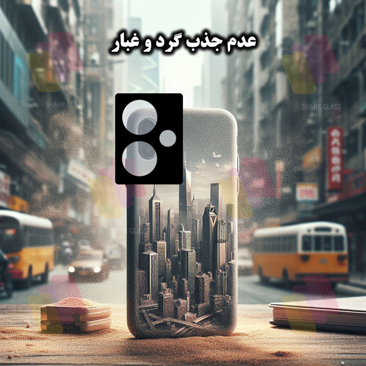 محافظ لنز دوربین شهر گلس مدل LFUD20 مناسب برای گوشی موبایل شیائومی Redmi Note 13 Pro Plus