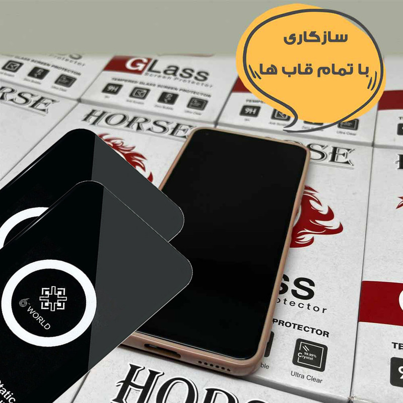 محافظ صفحه نمایش هورس مدل ESDH مناسب برای گوشی موبایل اپل iPhone 17