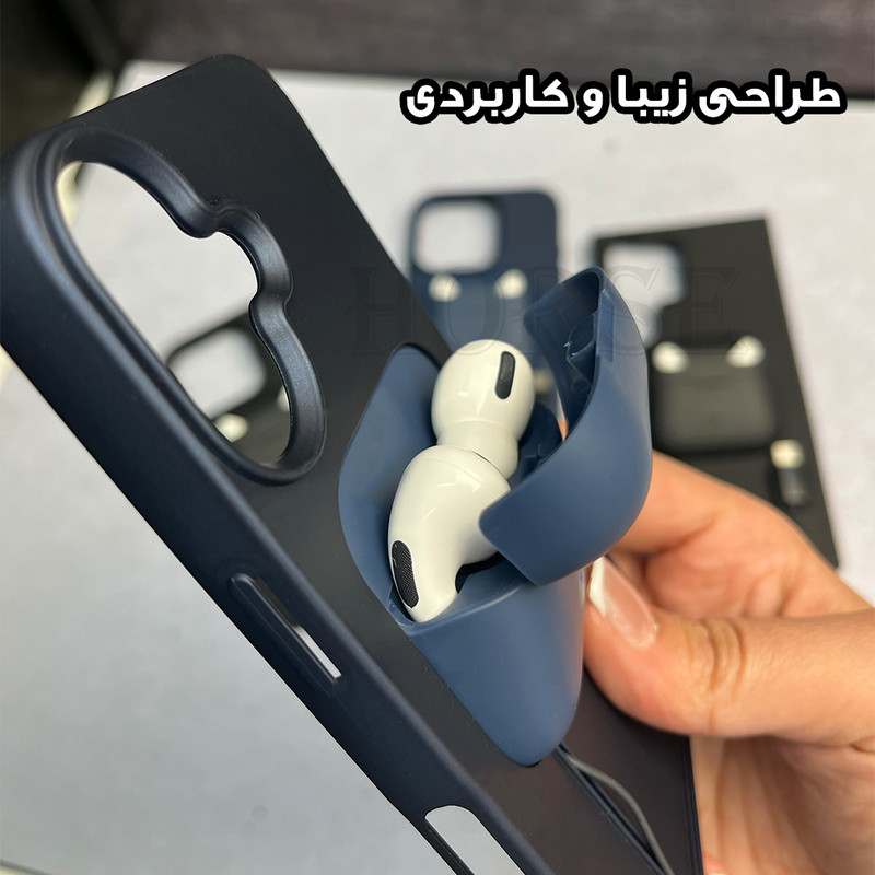 کاور هورس مدل PODSOV مناسب برای گوشی موبایل سامسونگ Galaxy S24 Ultra به همراه ایرپاد