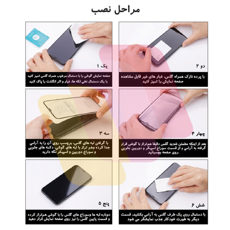 محافظ صفحه نمایش شهر گلس مدل FUL-SH مناسب برای گوشی موبایل سامسونگ Galaxy A12 Nacho