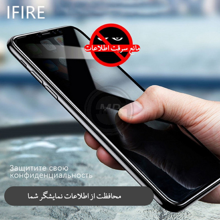 محافظ صفحه نمایش حریم شخصی شهر گلس مدل CRP مناسب برای گوشی موبایل شیائومی Poco M4 Pro 4G