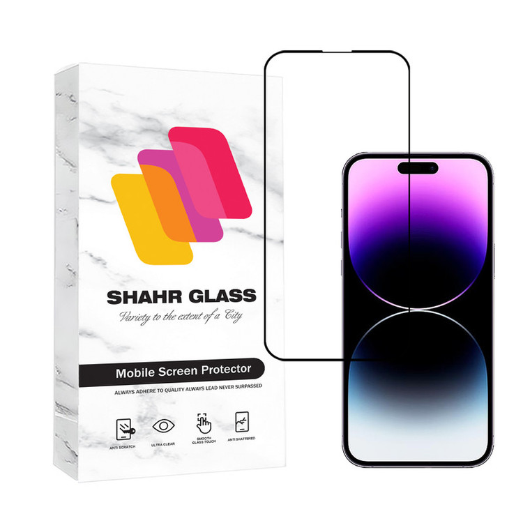محافظ صفحه نمایش شهر گلس مدل CRMSNWSH مناسب برای گوشی موبایل اپل iPhone 14 Pro Max