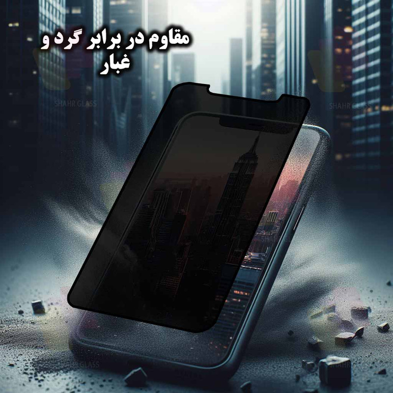 محافظ صفحه نمایش حریم شخصی شهر گلس مدل FULLPRIV مناسب برای گوشی موبایل سامسونگ Galaxy A12 / A12 Nacho / M12 / M13 / A13 4G / A13 5G / A04 / A04s / A04e / A04 Core / M04 / A23 4G / A23 5G / M23