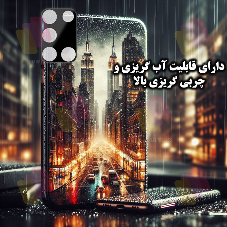 محافظ صفحه نمایش شهر گلس مدل SUPLNFUSH مناسب برای گوشی موبایل سامسونگ Galaxy A21s به همراه محافظ لنز گوشی