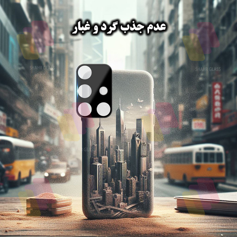 محافظ صفحه نمایش شهر گلس مدل SUPLNFUSH مناسب برای گوشی موبایل سامسونگ Galaxy A51 4G / A51 5G به همراه محافظ لنز