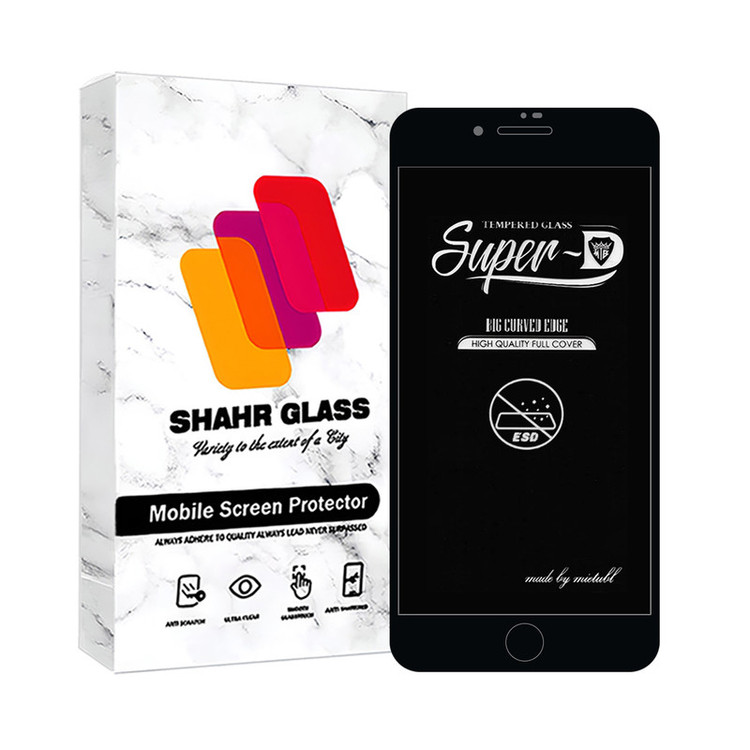 محافظ صفحه نمایش شهر گلس مدل SUPERDS مناسب برای گوشی موبایل اپل iPhone 7 Plus / iPhone 8 Plus