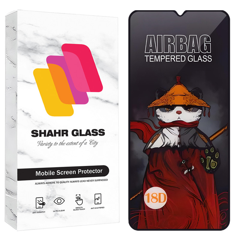 محافظ صفحه نمایش ایربگ شهر گلس مدل AIRS30 مناسب برای گوشی موبایل سامسونگ Galaxy A32 5G / M32 5G / F12 / F13 / F02s / F23 5G / جی پلاس X10 / X10 Plus / X20 / آنر X6b