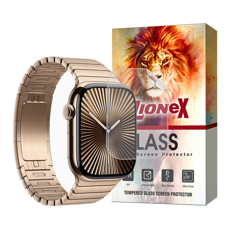 محافظ صفحه نمایش نانو لایونکس مدل MTBWL مناسب برای اپل واچ Watch series 10 42 mm