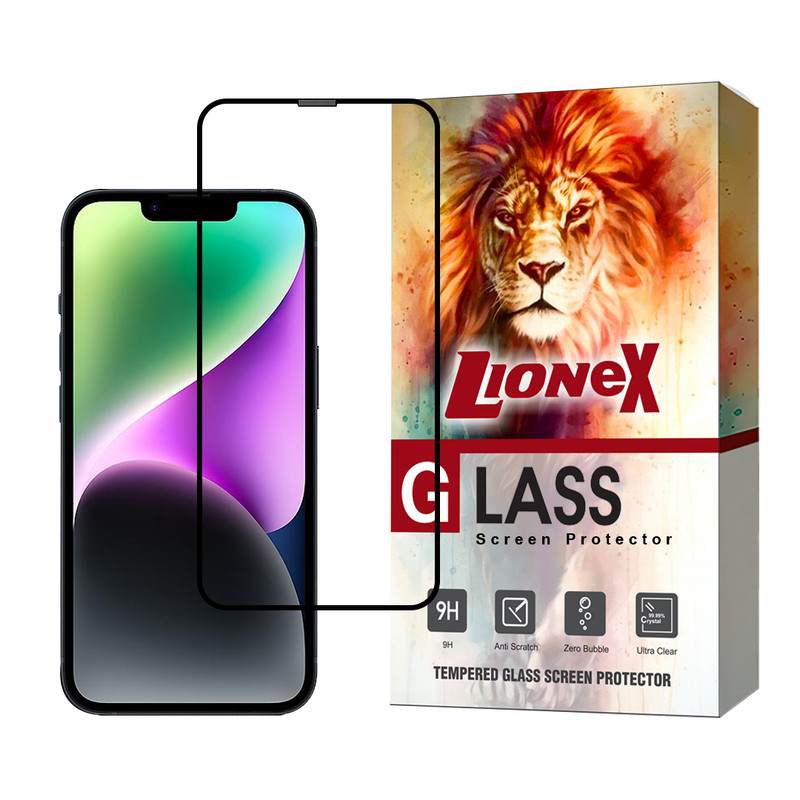 محافظ صفحه نمایش لایونکس مدل FULZPLUS مناسب برای گوشی موبایل اپل iPhone 14