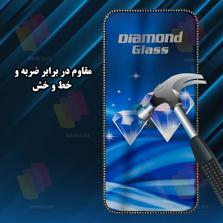 محافظ صفحه نمایش شهر گلس مدل NEGDS مناسب برای گوشی موبایل اپل iPhone 13
