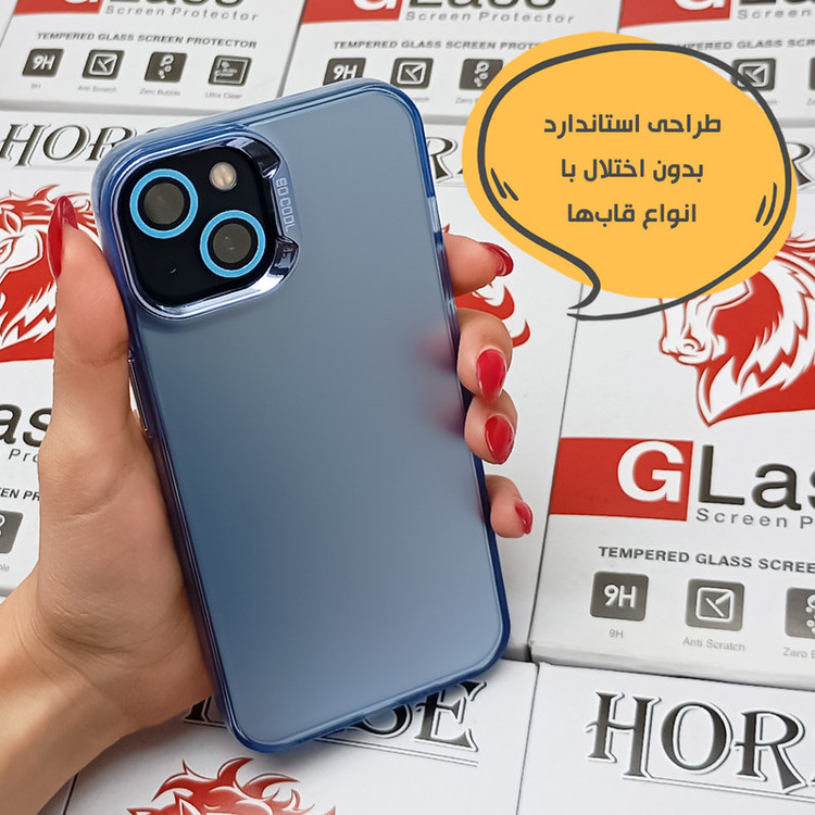 محافظ لنز دوربین هورس مدل SHABRANGH مناسب برای گوشی موبایل اپل iPhone 15