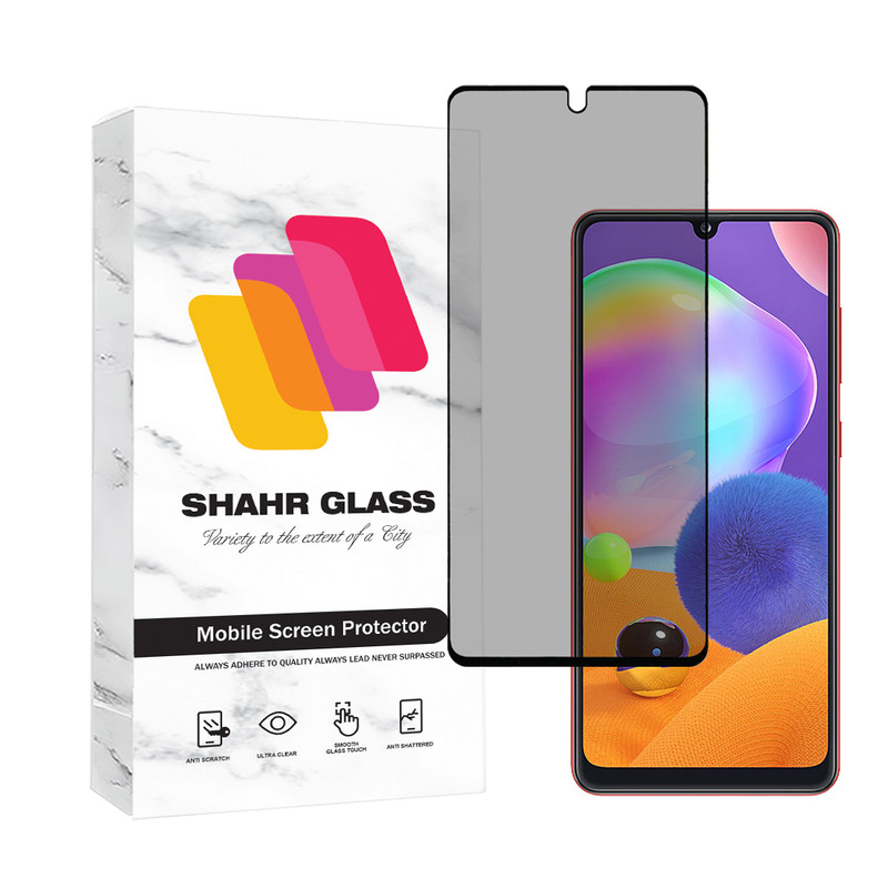 محافظ صفحه نمایش حریم شخصی شهر گلس مدل PRIVFULLS مناسب برای گوشی موبایل سامسونگ Galaxy A31 / A22 4G / F22 / M22