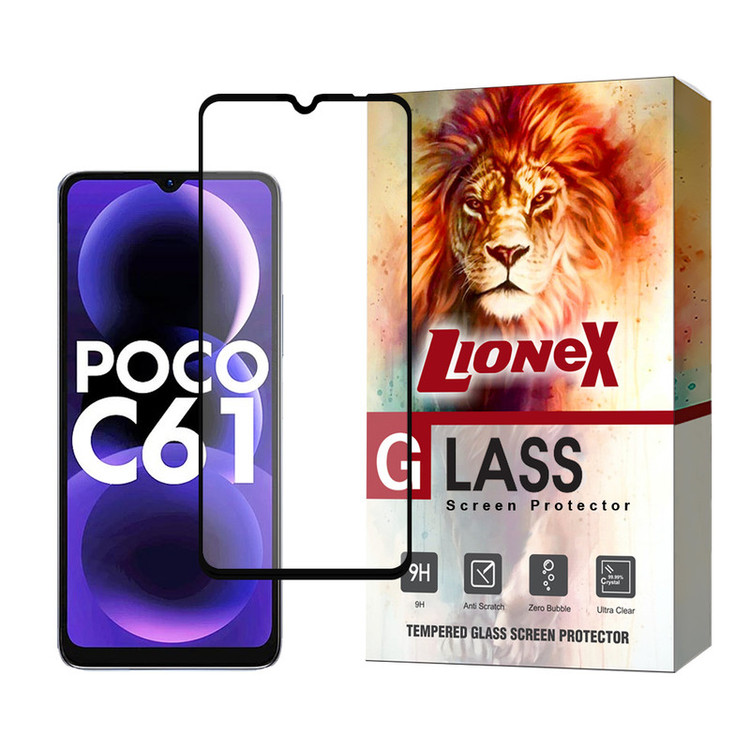 محافظ صفحه نمایش سرامیکی مات لایونکس مدل MCERAMLION مناسب برای گوشی موبایل شیائومی Poco C61
